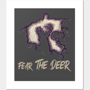 Fear The-Deerfunny gift for Milwaukee Basketball Buck Posters and Art